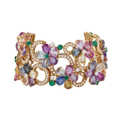 Bvlgari Bracelet multi fleur saphir