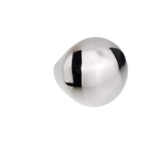 Cartier Bague bombé or blanc