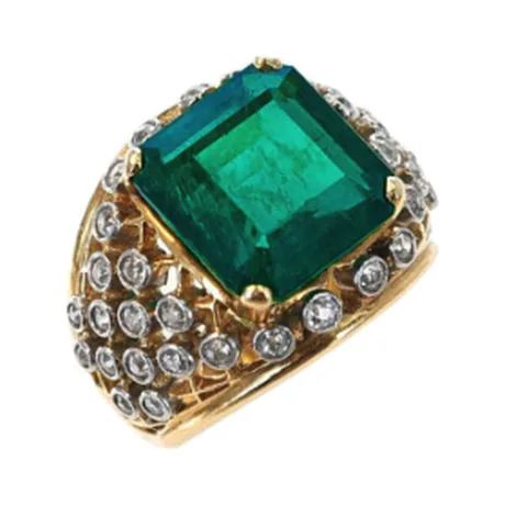 Cartier Bague émeraude de Colombie 6,11 ct