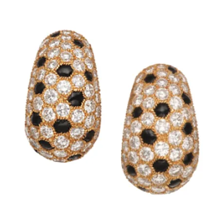 Cartier Boucles d'oreilles « Panthère » onyx