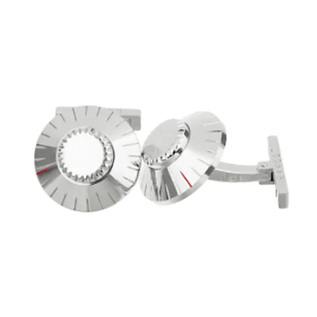 Cartier Boutons de manchette cadenas combiné or blanc