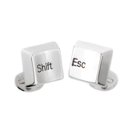 Cartier Boutons de manchette or blanc