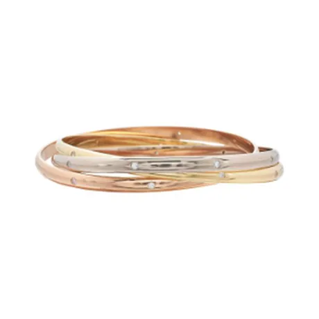 Cartier Bracelet « Trinity » or & or blanc
