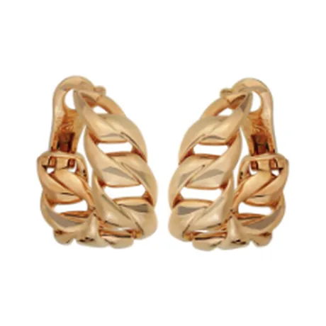 Cartier Clips d'oreilles chaîne maillons or