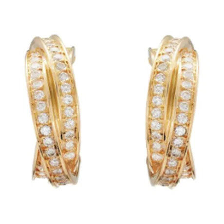 Cartier Clips d'oreilles « Trinity » diamant