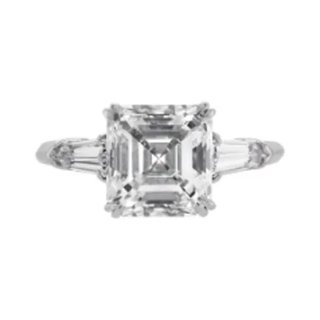 Harry Winston Solitaire 1g diamant Asscher 4,02 ct