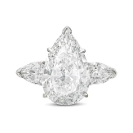 Harry Winston Solitaire diamant poire 7,05 ct
