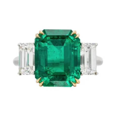 High Jewelry Bague émeraude de Colombie 6,41 ct