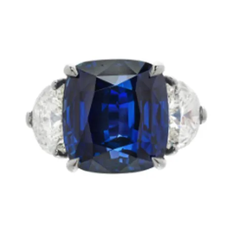 High Jewelry Bague F saphir de Ceylan 14,33 ct