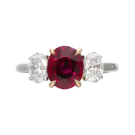 High Jewelry Bague rubis de Birmanie 2,40 ct