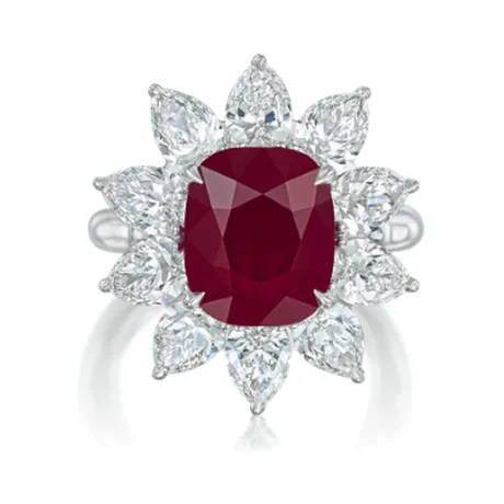 High Jewelry Bague rubis de Birmanie 5,71 ct