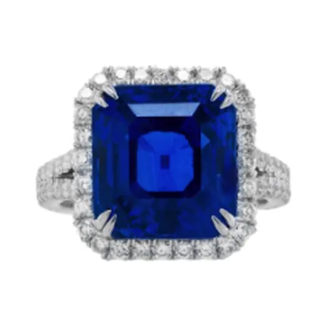 High Jewelry Bague saphir de Ceylan 13,42 ct