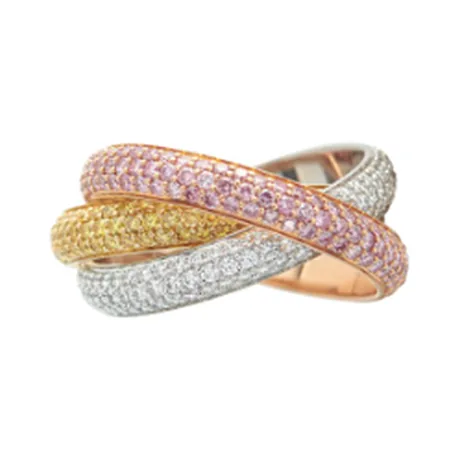 High Jewelry Bague « Trinity » diamant