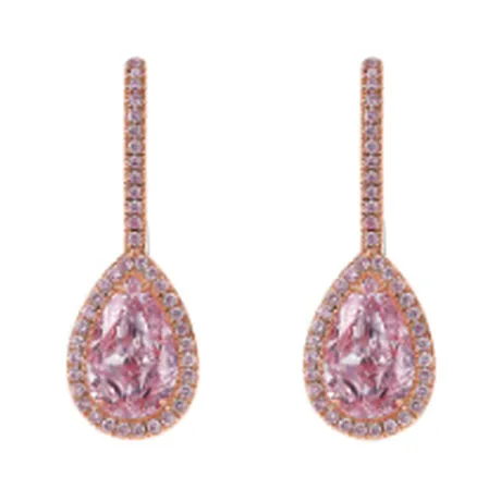 High Jewelry Boucles d'oreilles diamant 4,24 ct