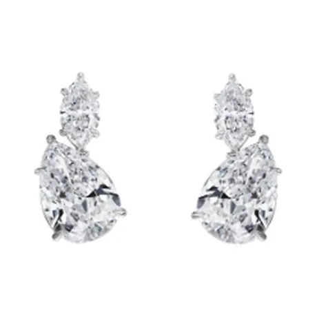 High Jewelry Boucles d'oreilles diamant 7,55 ct
