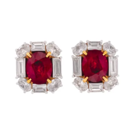 High Jewelry Boucles d'oreilles rubis de Birmanie 6,02 ct