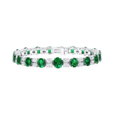 High Jewelry Bracelet émeraude de Colombie 12,10 ct