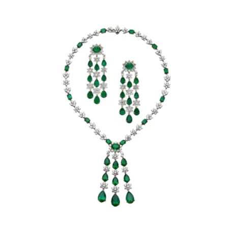 High Jewelry Collier émeraude de Zambie 59,28 ct