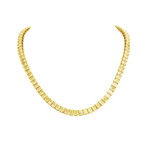 High Jewelry Collier rivière diamant radiant 57,25 ct