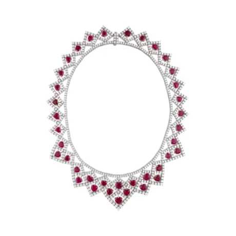 High Jewelry Collier rubis de Birmanie