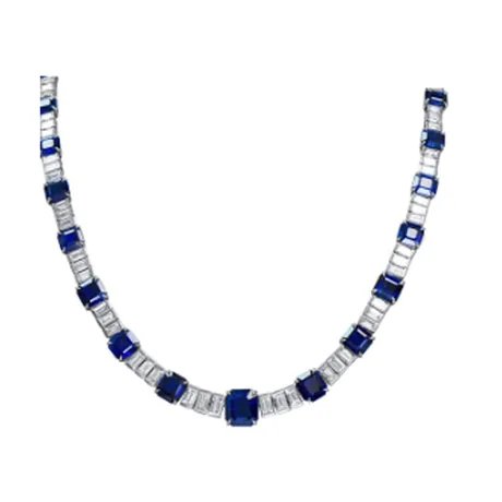 High Jewelry Collier saphir 22,40 ct