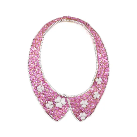 High Jewelry Collier saphir rose
