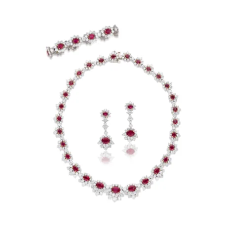 High Jewelry Parure rubis de Birmanie