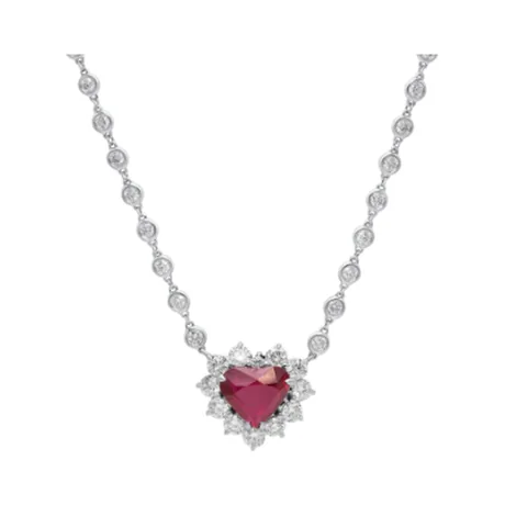 High Jewelry Pendentif rubis du Mozambique 5,02 ct