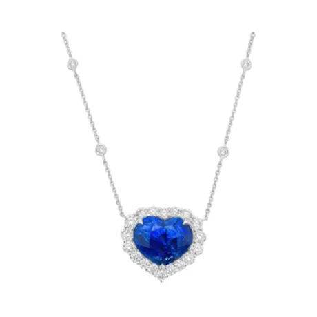 High Jewelry Pendentif saphir de Ceylan 16,79 ct