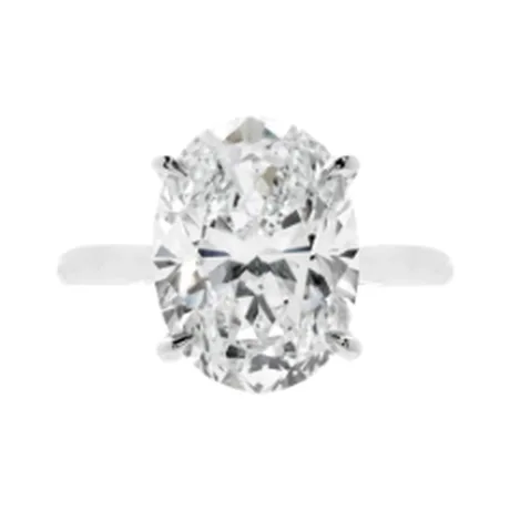High Jewelry Solitaire diamant ovale 5,01 ct
