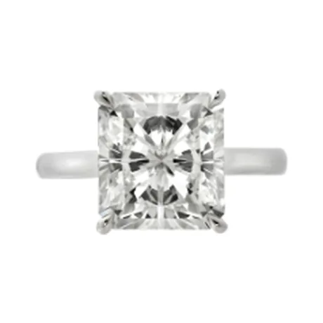 High Jewelry Solitaire diamant radiant 5,16 ct