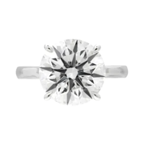 High Jewelry Solitaire diamant rond 5,61 ct