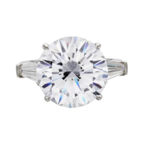 High Jewelry Solitaire diamant rond 9,43 ct