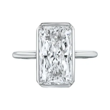 High Jewelry Solitaire solitaire diamant radiant 5,05 ct