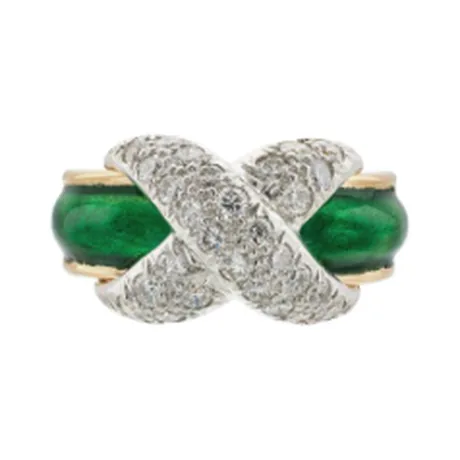 Tiffany & Co. Bague motif diamant