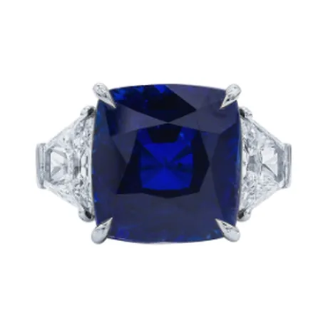 Tiffany & Co. Bague saphir de Ceylan 18,71 ct