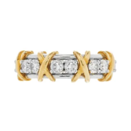Tiffany & Co. Bague seize diamant