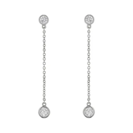 Tiffany & Co. Boucles d'oreilles par yard diamant