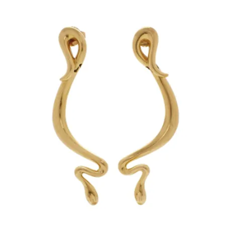 Tiffany & Co. Boucles d'oreilles serpent or