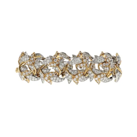 Tiffany & Co. Bracelet « Feuilles » diamant