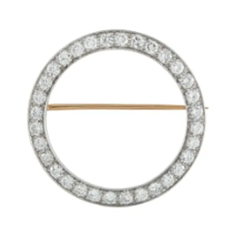 Tiffany & Co. Broche cercle diamant
