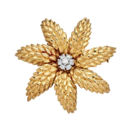 Tiffany & Co. Broche Floral diamant