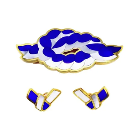 Tiffany & Co. Broche nacre nœud perle