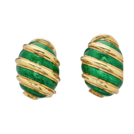 Tiffany & Co. Clips d'oreilles or
