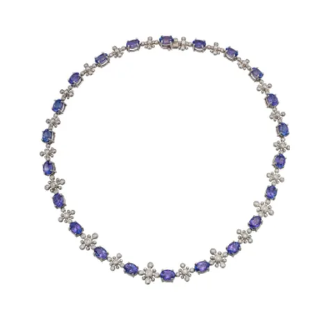 Tiffany & Co. Collier « Snowflake » tanzanite