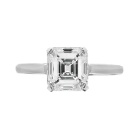 Tiffany & Co. Diamant taille émeraude 2,43 ct