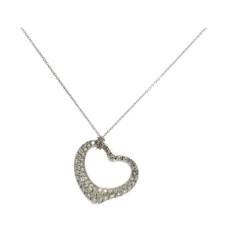 Tiffany & Co. Pendentif ouvert cœur diamant