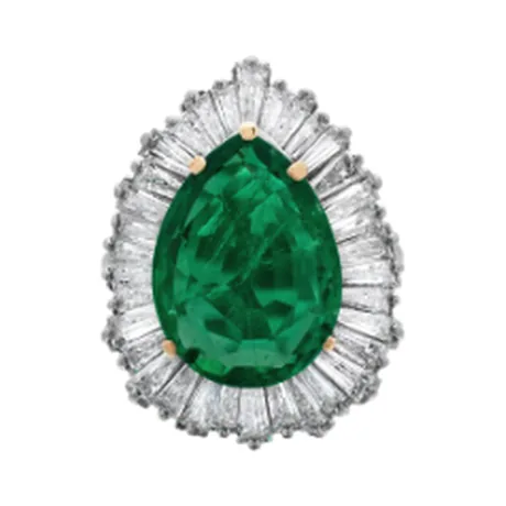 Van Cleef & Arpels Bague émeraude de Colombie 5,38 ct