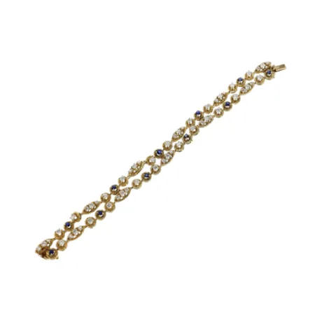 Van Cleef & Arpels Bracelet double rangs saphir