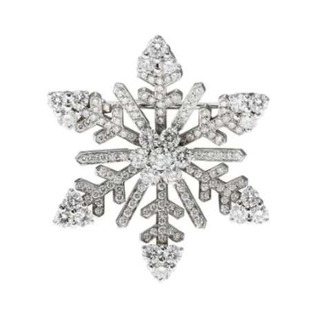 Van Cleef & Arpels Broche Snowflake diamant